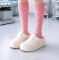 Clogs plataforma - blanco
