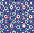 Bandana ojo turco azul/rosa