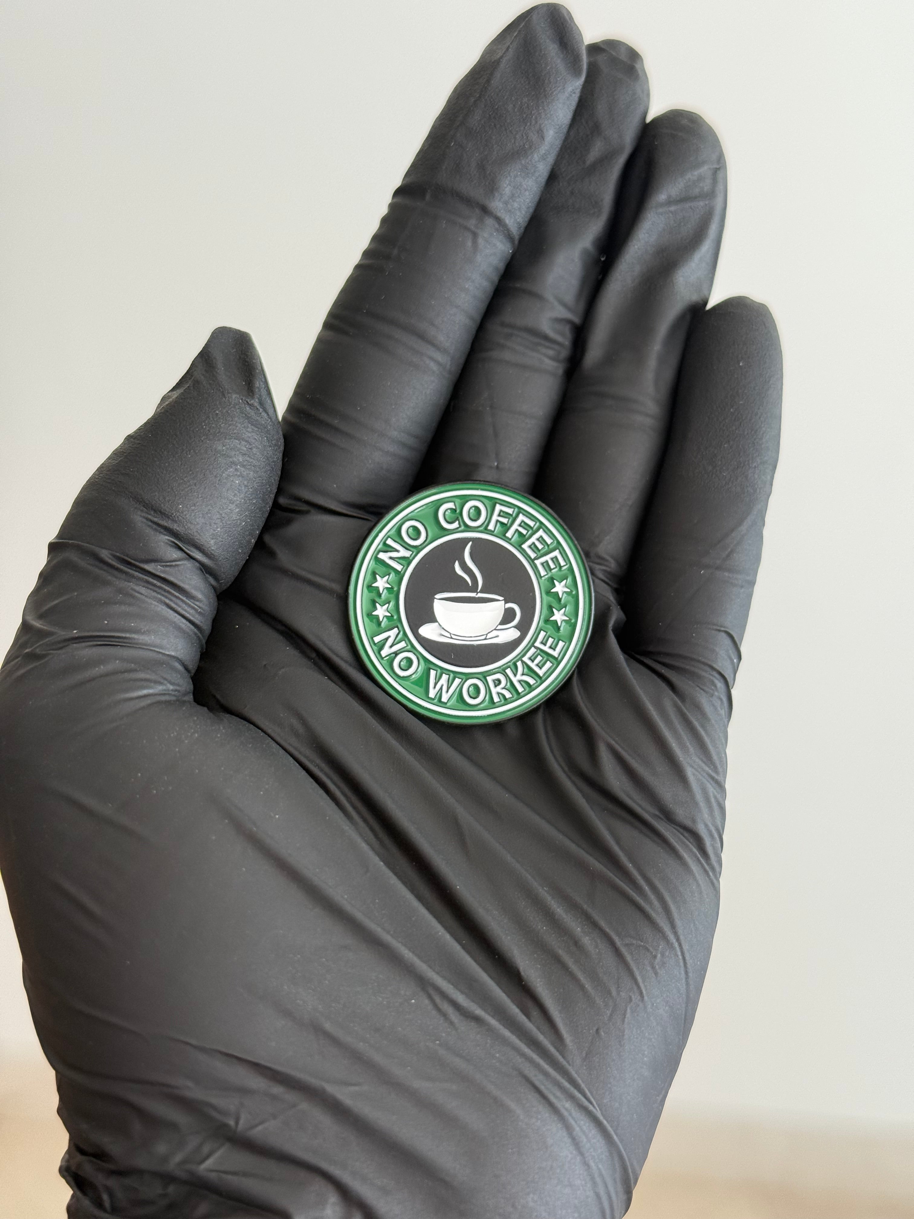 Pin - No coffee, no workee ☕️