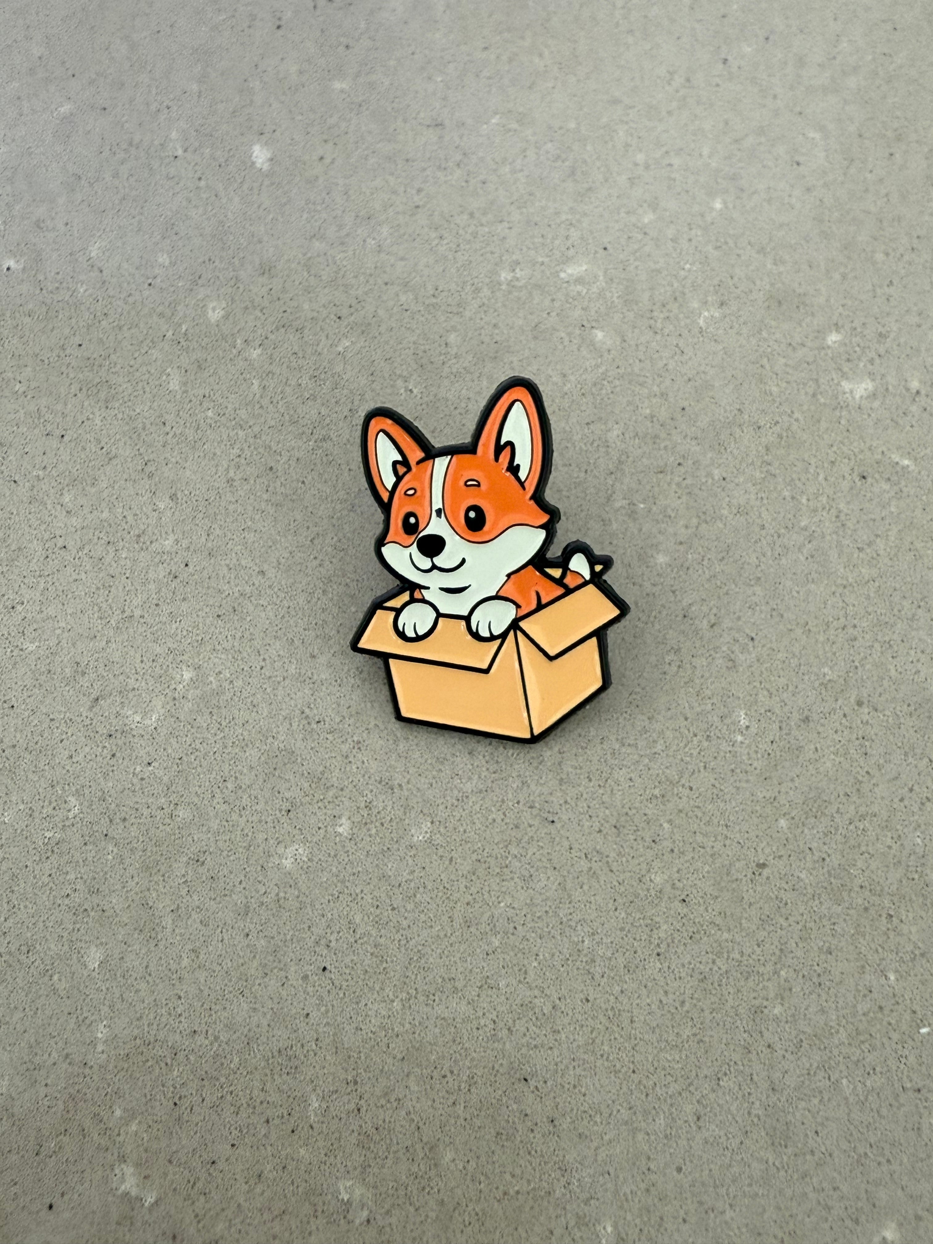 Pin - corgie