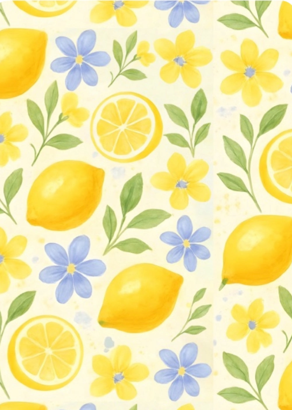 Bandana limón/flor lila 🍋