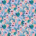 Bandana flores acuarela pastel
