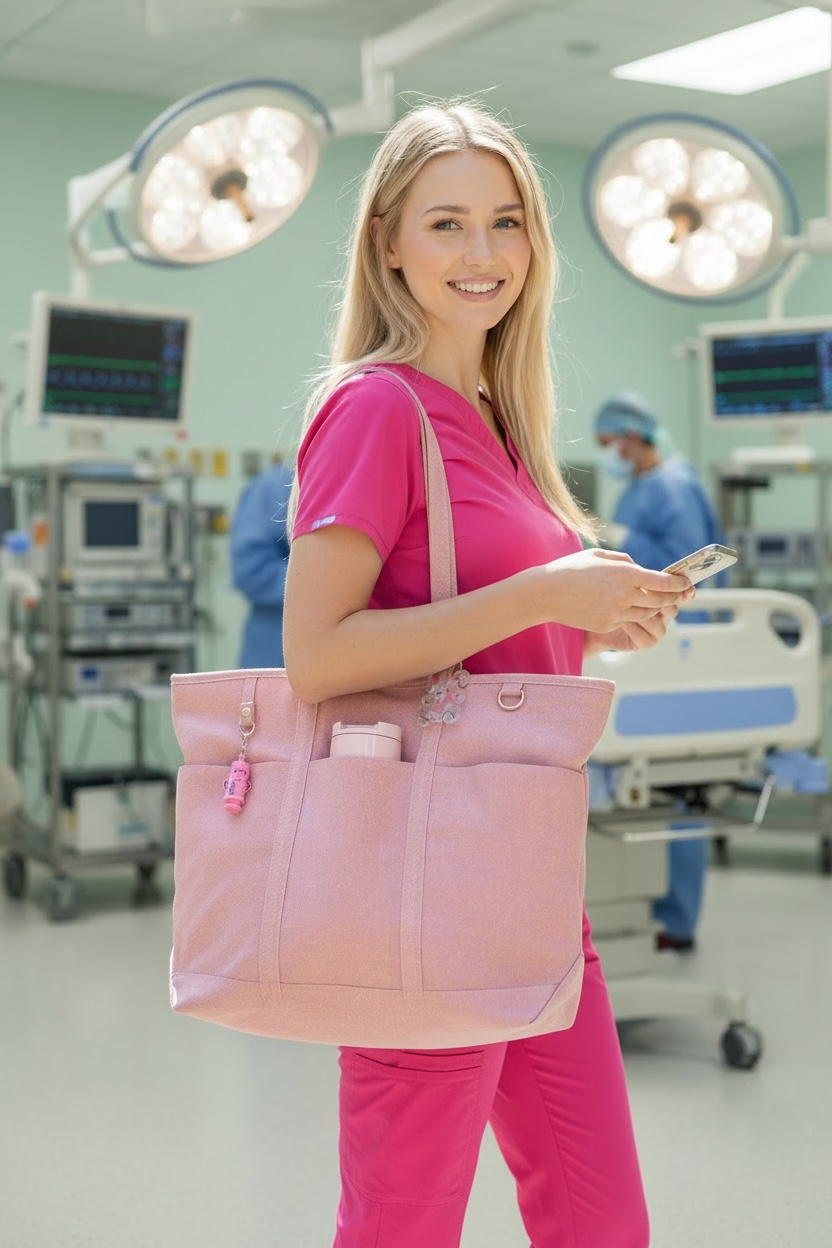 Tote bag - rosa 🌸