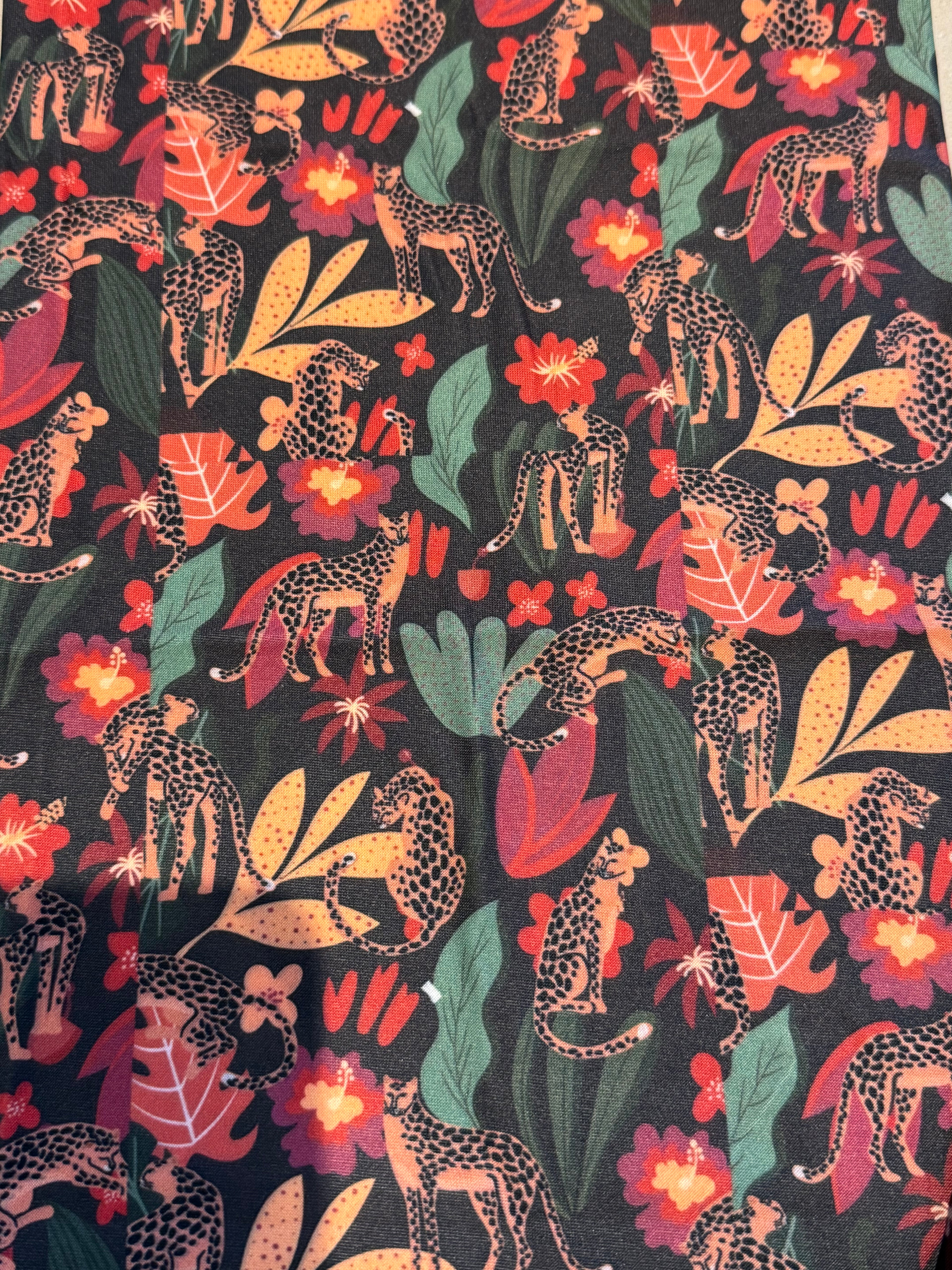 Bandana Leopardo/flor 🐆 🌺