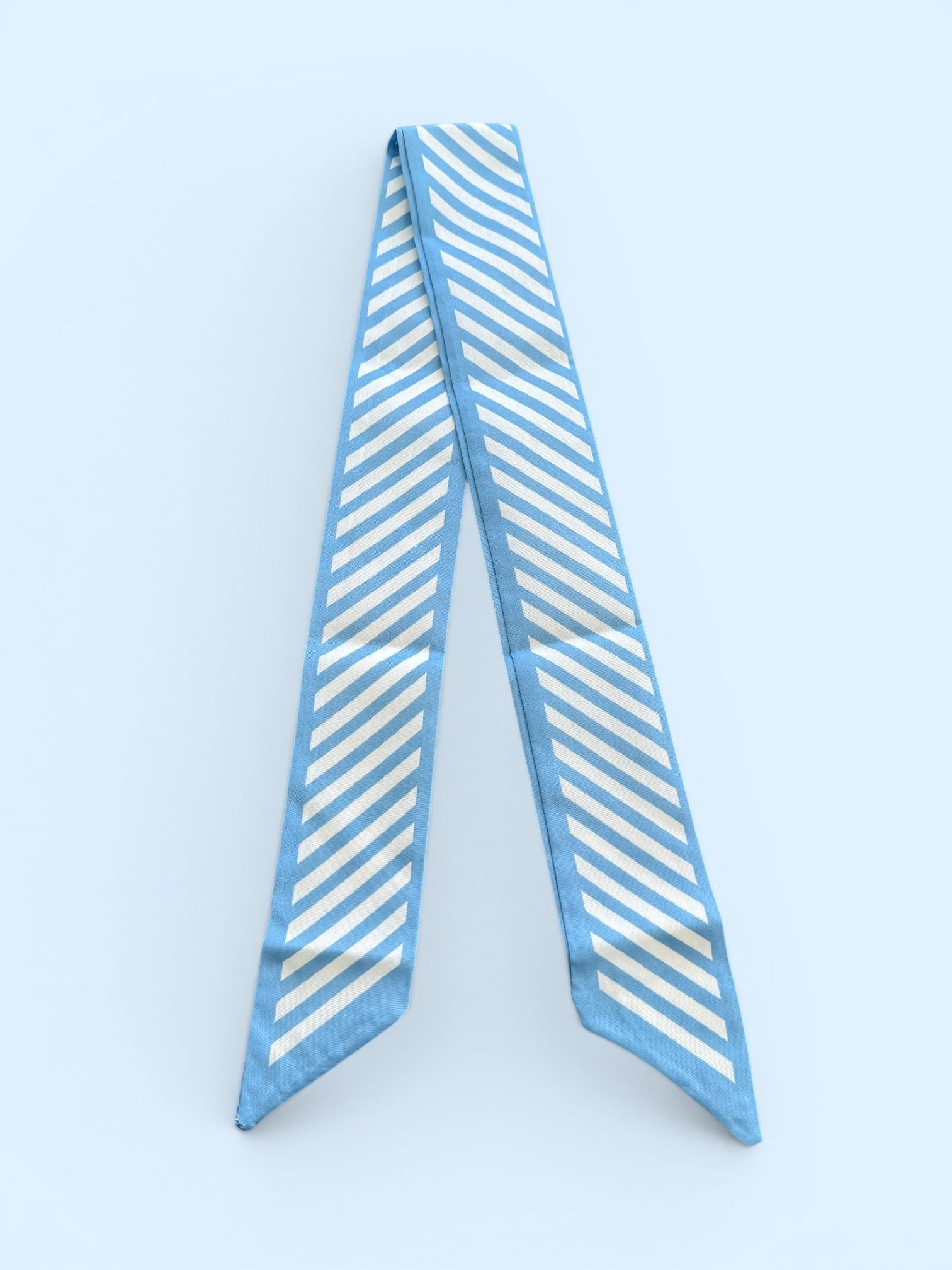 Mascada rayas azul