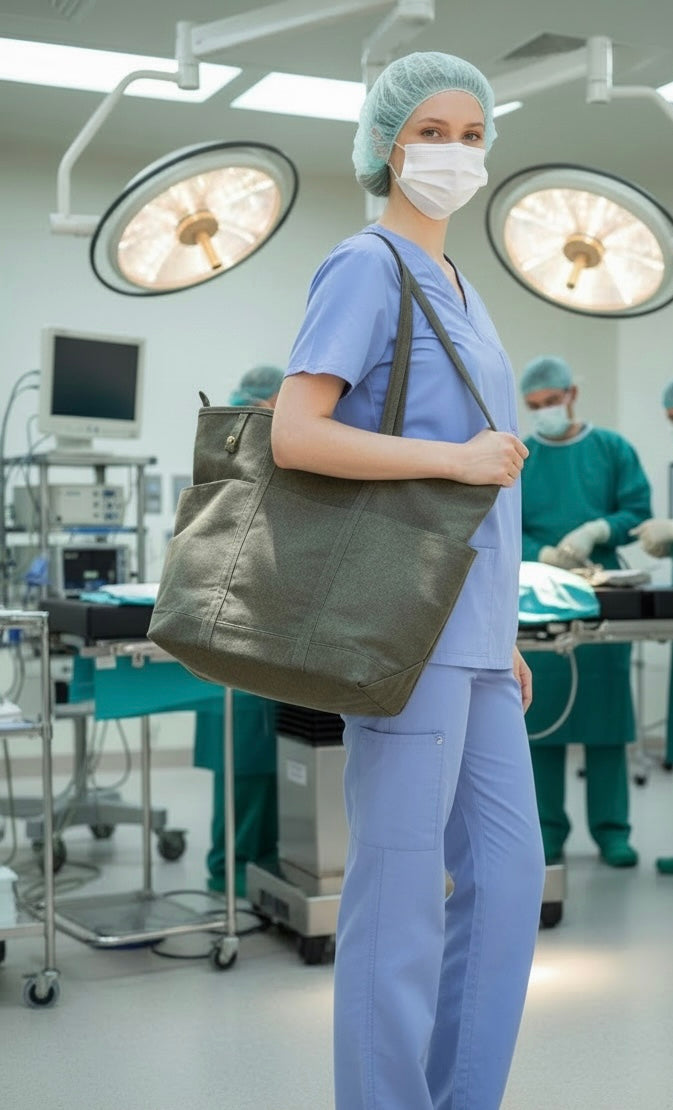 Tote bag - verde militar 💚