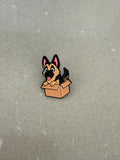 Pin- pastor alemán