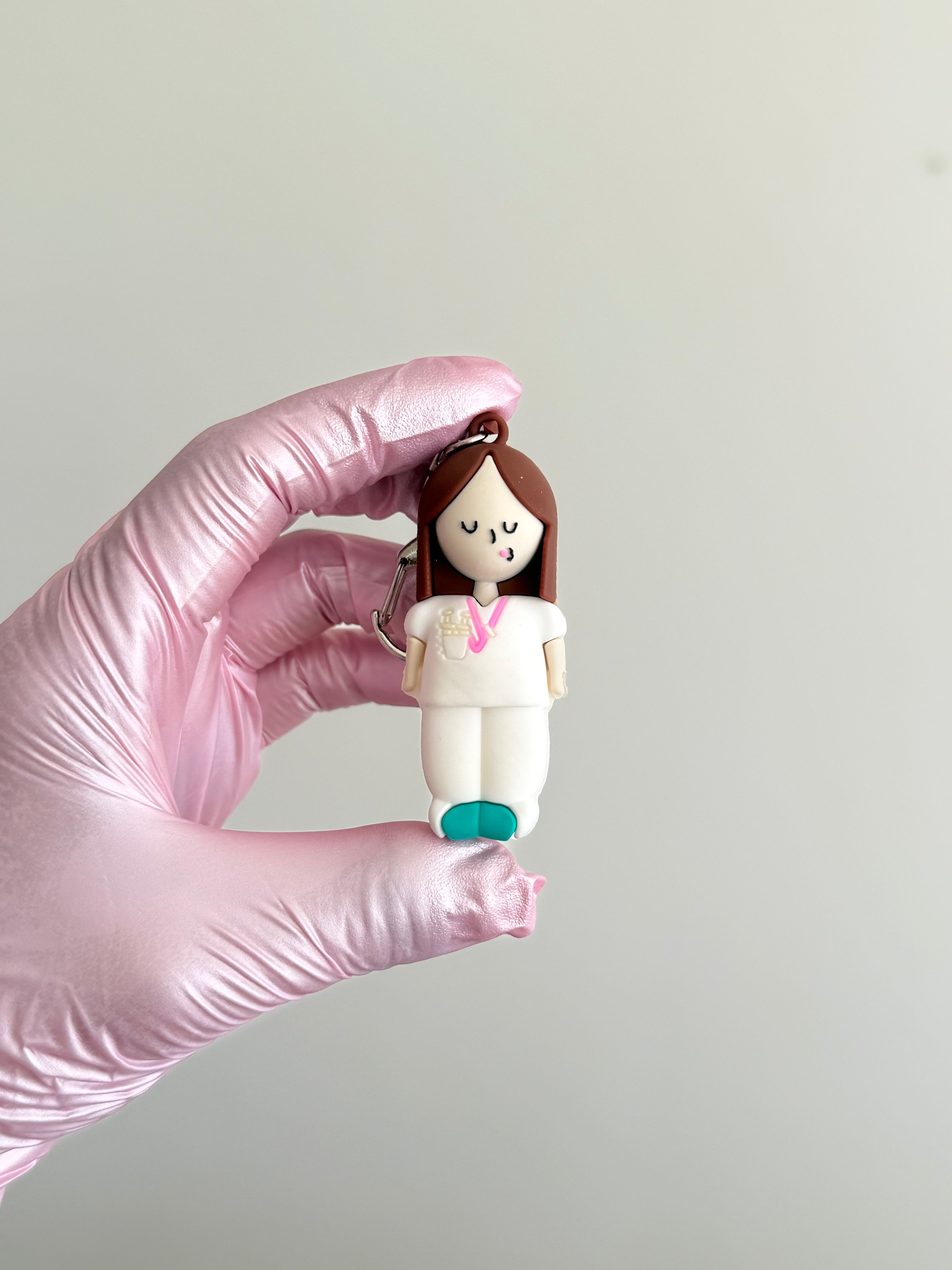 Rompe ampolletas enfermera/doctora blanco
