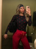 Blusa para abajo del quirúrgico- corazones rojos ❤️
