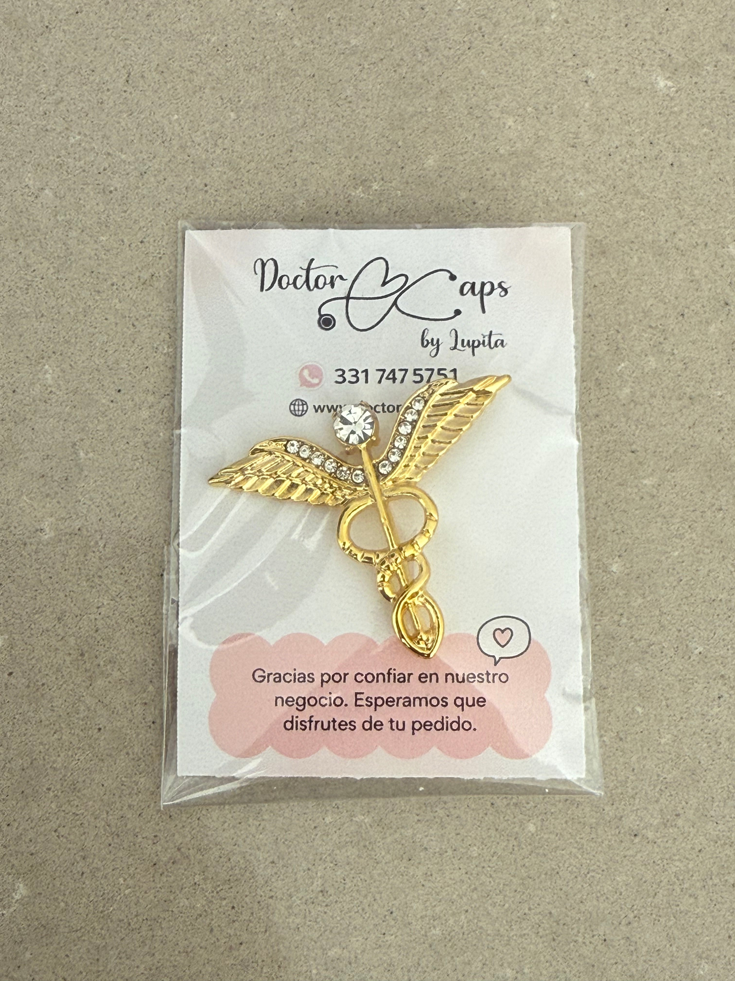 Pin- medicina dorado
