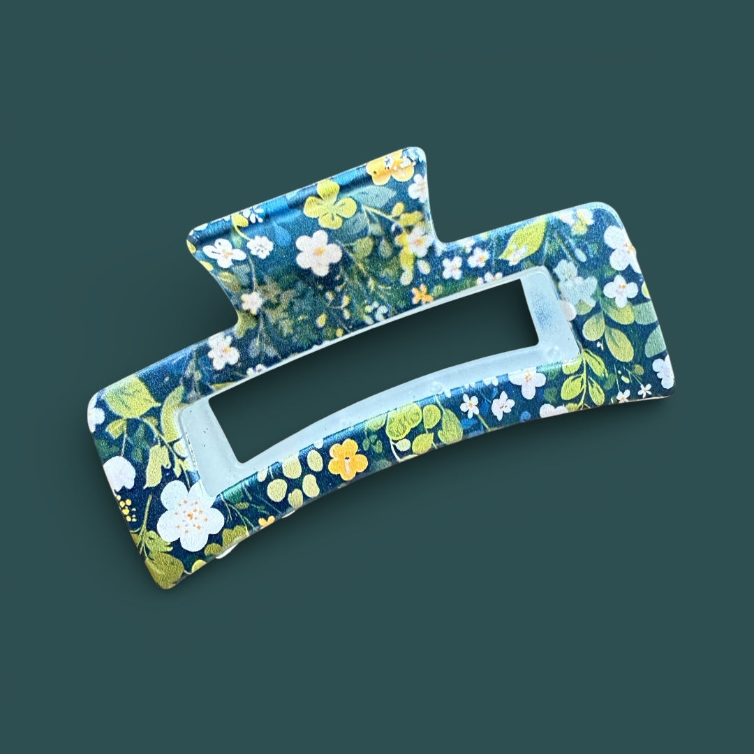 Pinza para cabello - floral