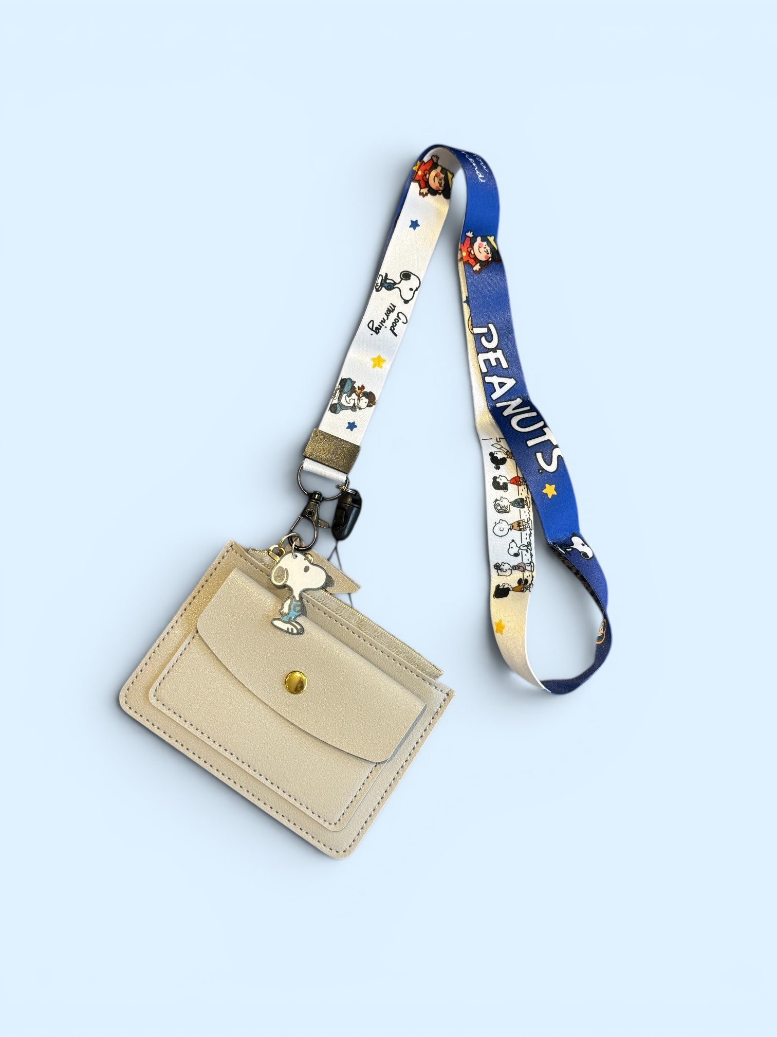Porta gafete/tarjetero Snoopy