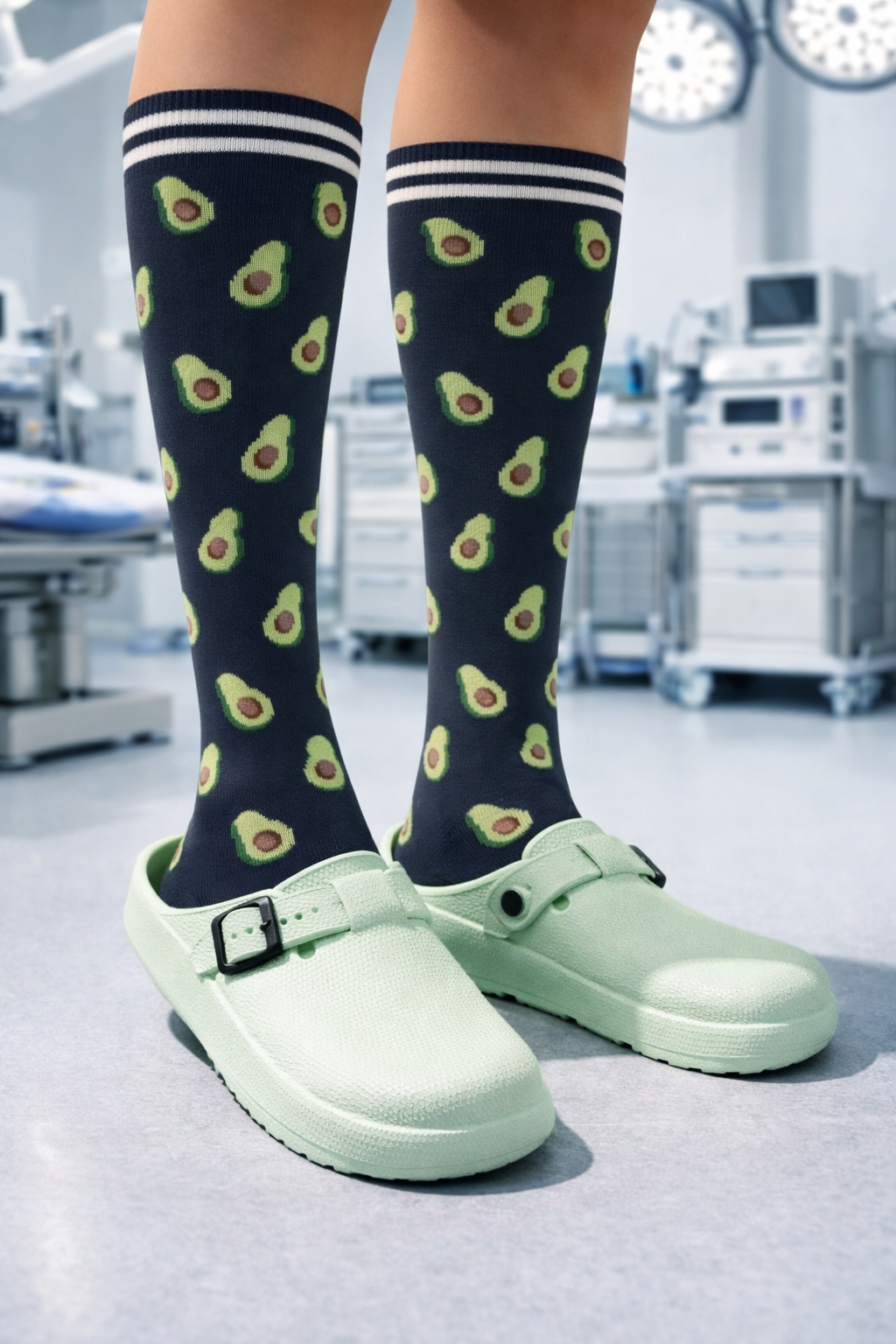 Clogs + medias de compresión