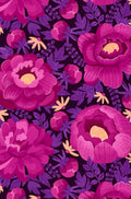 Bandana flores rosas/moradas