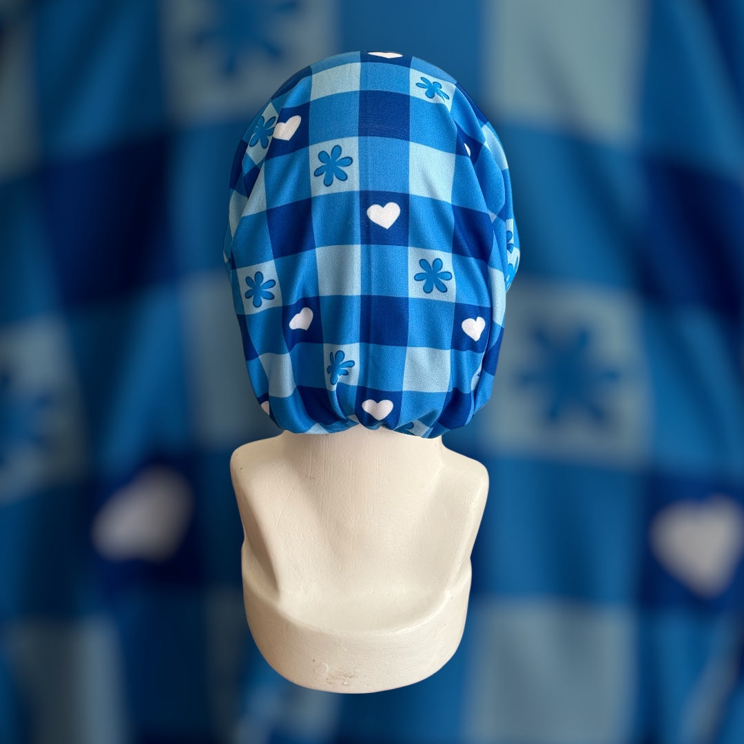 Bandana cuadros azul 💙