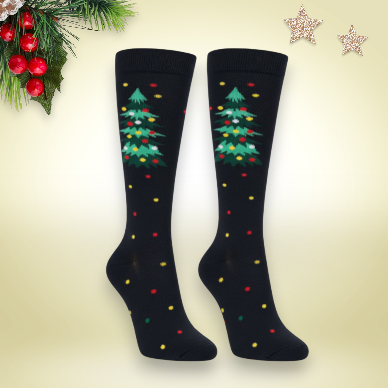 Medias de compresión Pino navideño 🎄